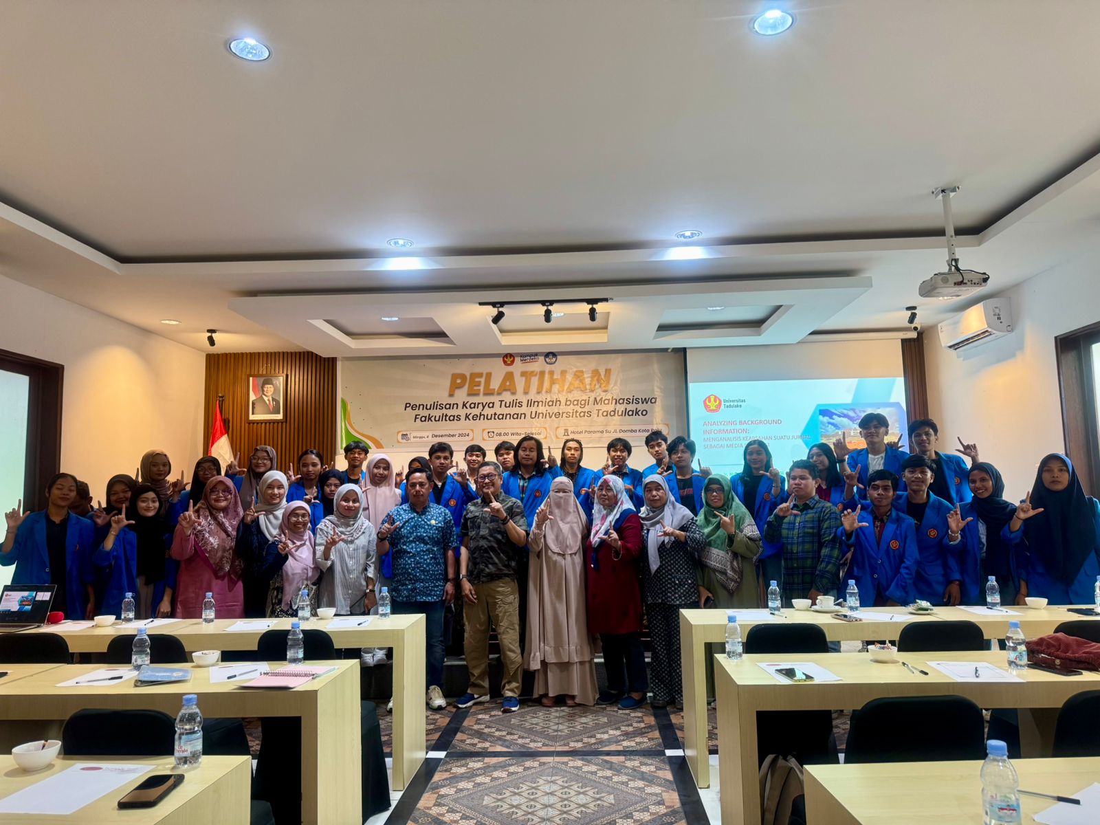 Thumbnail Pelatihan Karya Tulis Ilmiah bagi Mahasiswa Fakultas Kehutanan